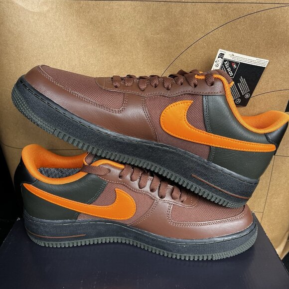 NEW Nike Air Force 1 GTX GoreTex Fauna Brown/Ceramic CK2630 201 Men Size 9.5 main image 4